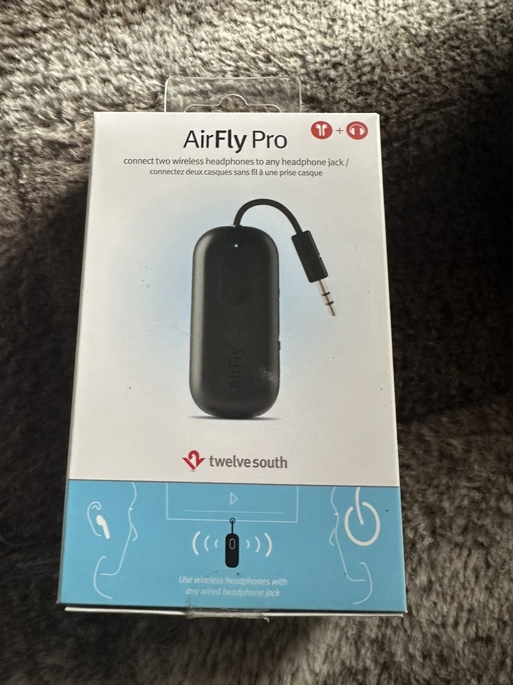 Twelve South AirFly Pro Bluetooth Wireless Transmitter Receiver  new in open box