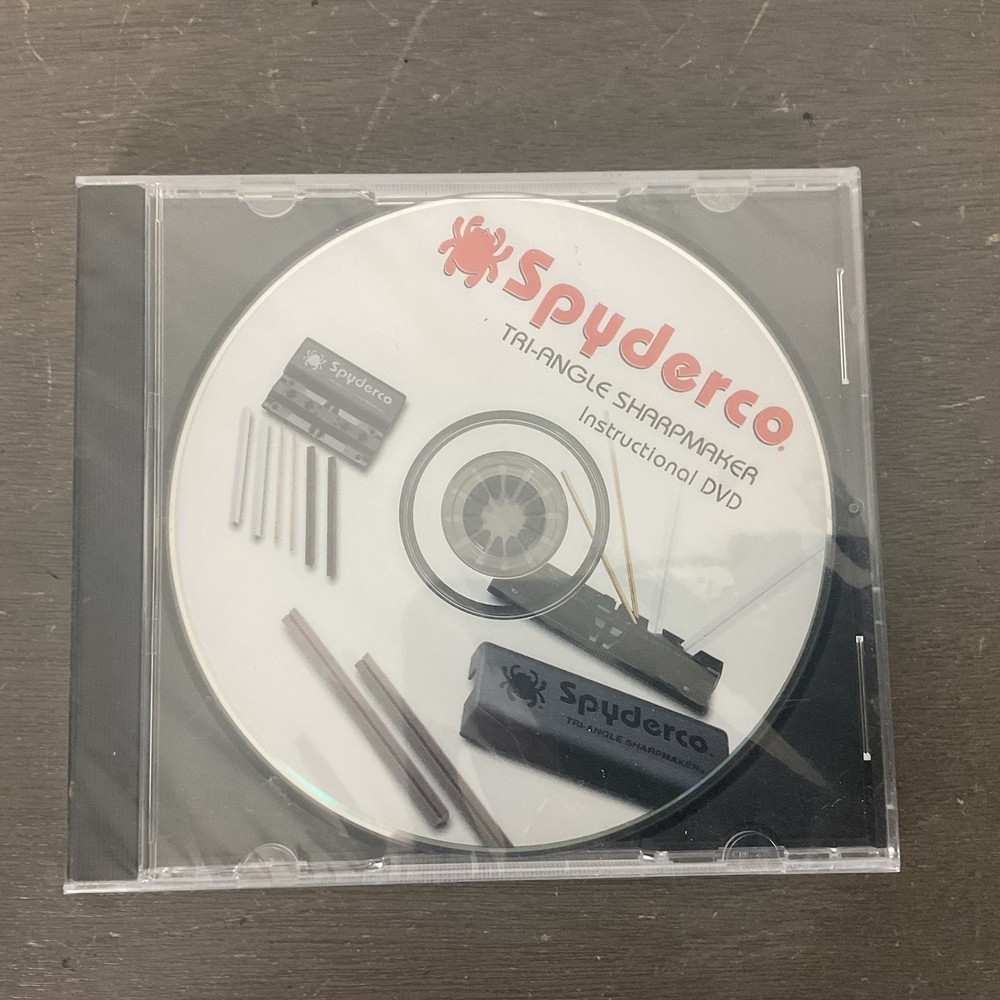 Spyderco Instructional DVD for Tri-Angle Sharpmaker (Sealed)