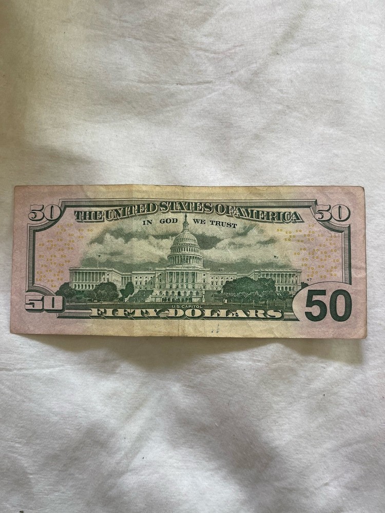 50 Dollar Bill Error On Star