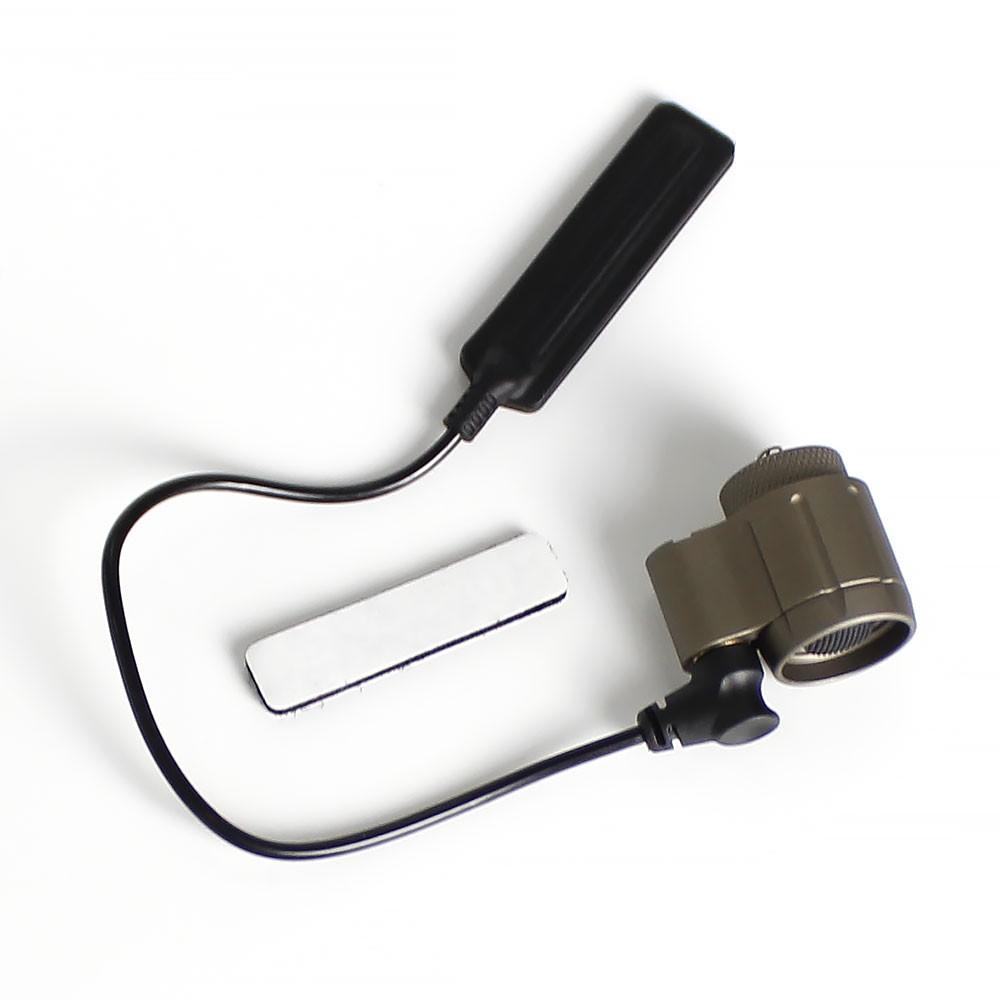 Tactical Flashlight Remote Pressure Switch + Tail Cap for M300 M600