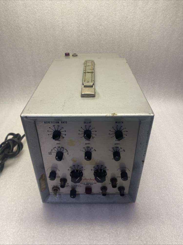 Vintage Rutherford Electronics B10 Pulse Generator Powers On