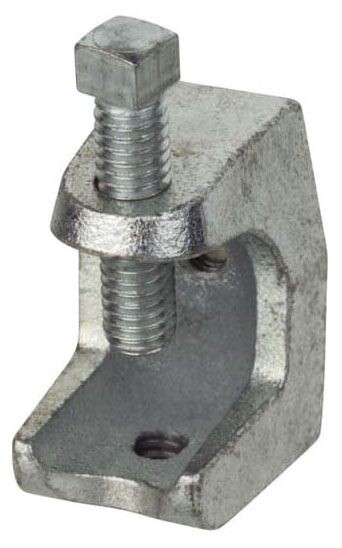 Steel City 502, Beam Clamp, Beam Clp Len2 W2 Opng 1In/3/8In, 1 PC