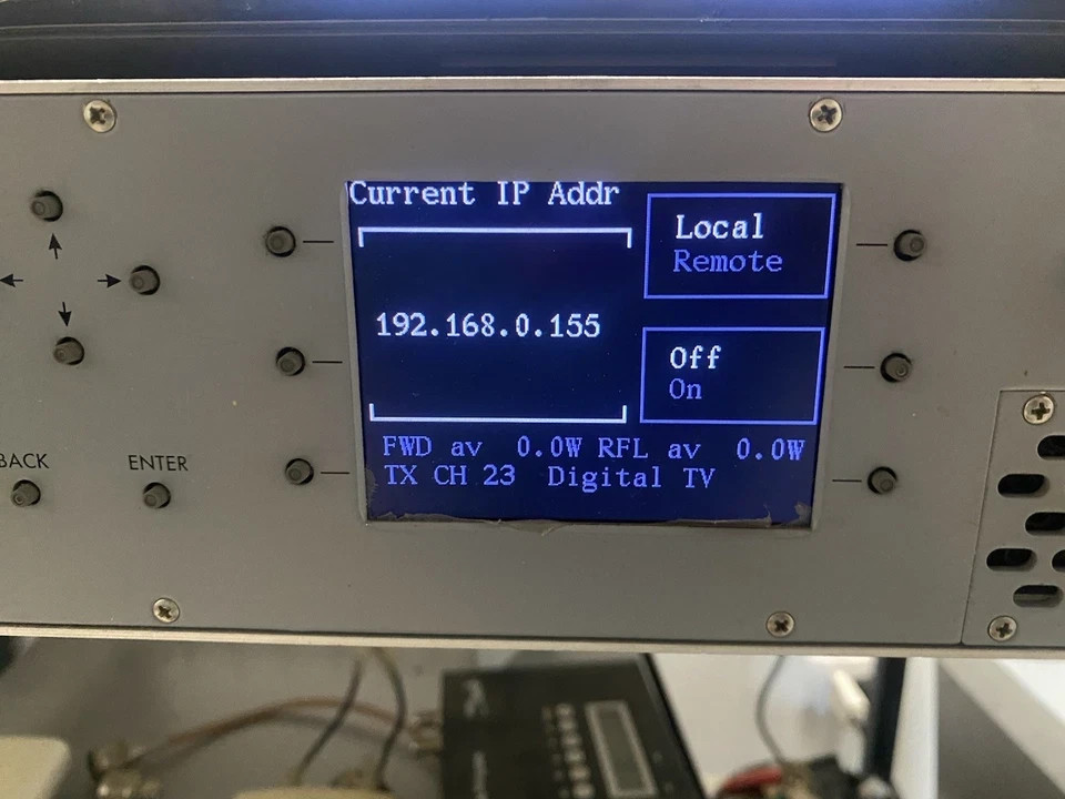 BROADCAST TV TRANSMITTER DVB-T /ATSC / ANALOG EUROTEL ETL 3100 25W Full Tested