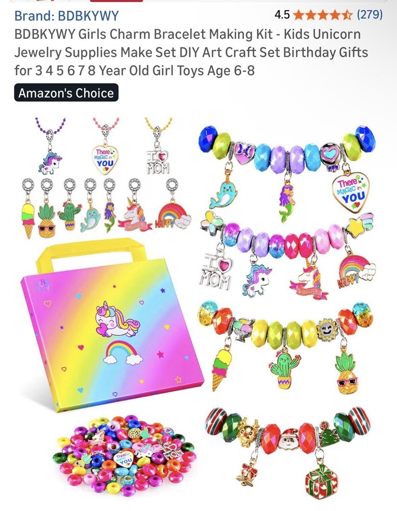 Kids Charm Bracelet Making Kit
