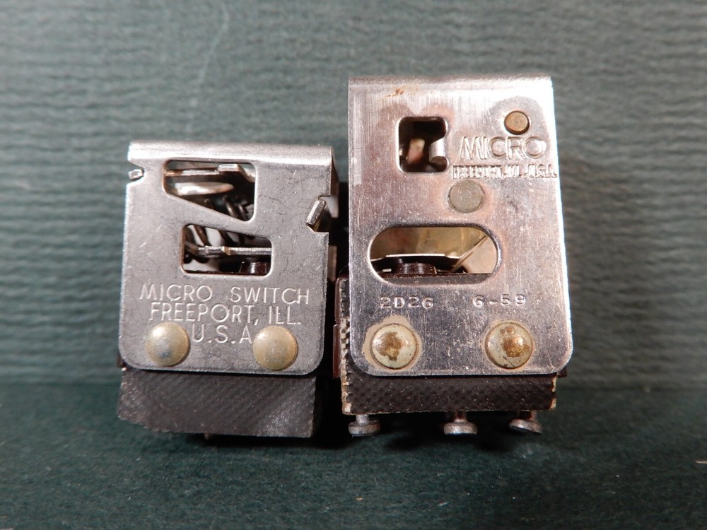 Honeywell Micro Switch 2 Pole "Series 2" Switch Modules 2D1 2D26