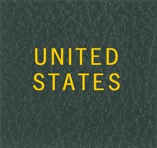 1 Gold Label For Scott National Series Green Binder / Slipcase United States NEW