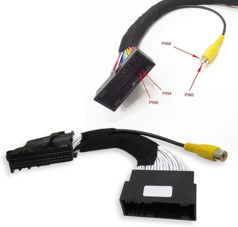 54Pin Rearview Backup Camera Input Harness Adapter for Ford SYNC 2/3 8" Screen