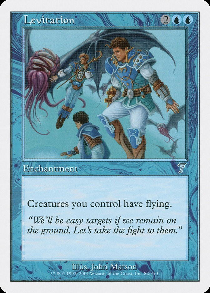 Levitation 1x  MtG Seventh Edition 7th SP/NM