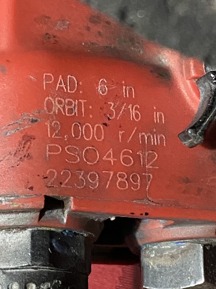 SNAP-ON 6" Orbital Sander, 3/16" Pattern Model: PSO4612