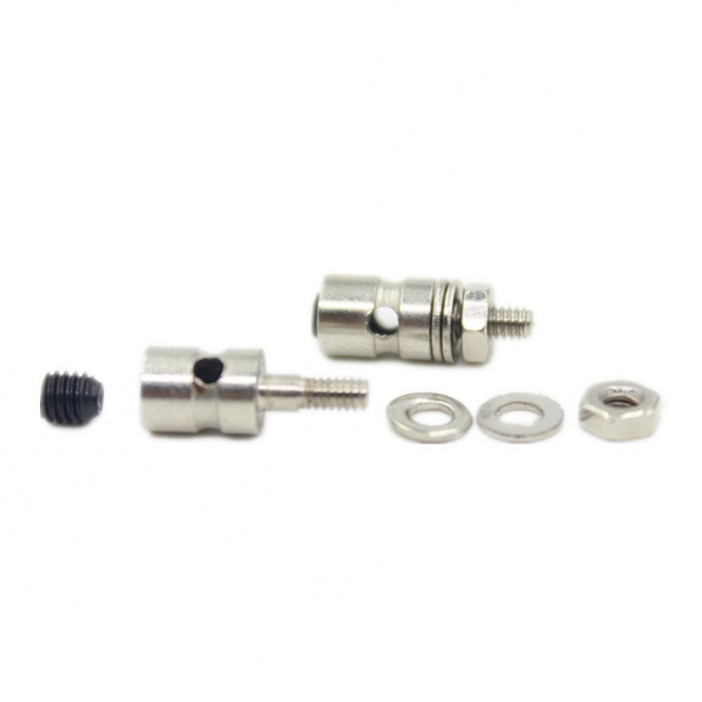 25-Pack Adjustable D2.1mm Pushrod Connector Linkage Stoppers RC Model Airplane