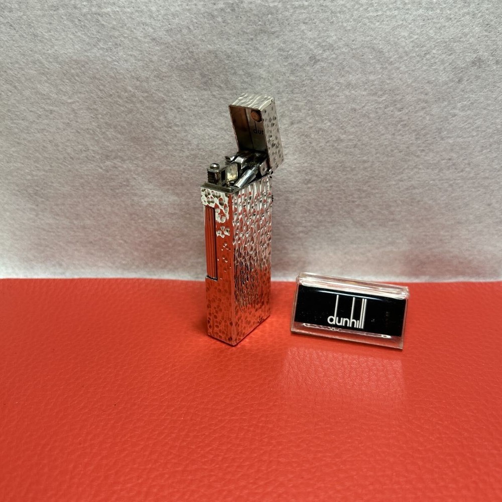 Overhauled Dunhill Rollagas lighter Silver d mark without box