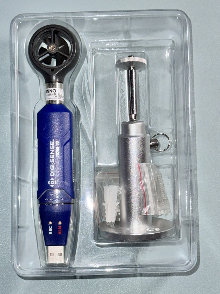 Digi-Sense Data Logging Vane Anemometer W/ NIST - Open Box Never Used