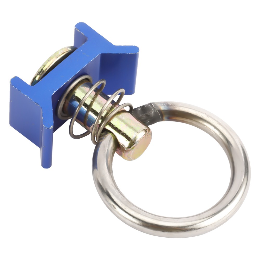 10PACK L-Track Single Stud Fitting with Round Ring Tie Down 4,000lb Capacity