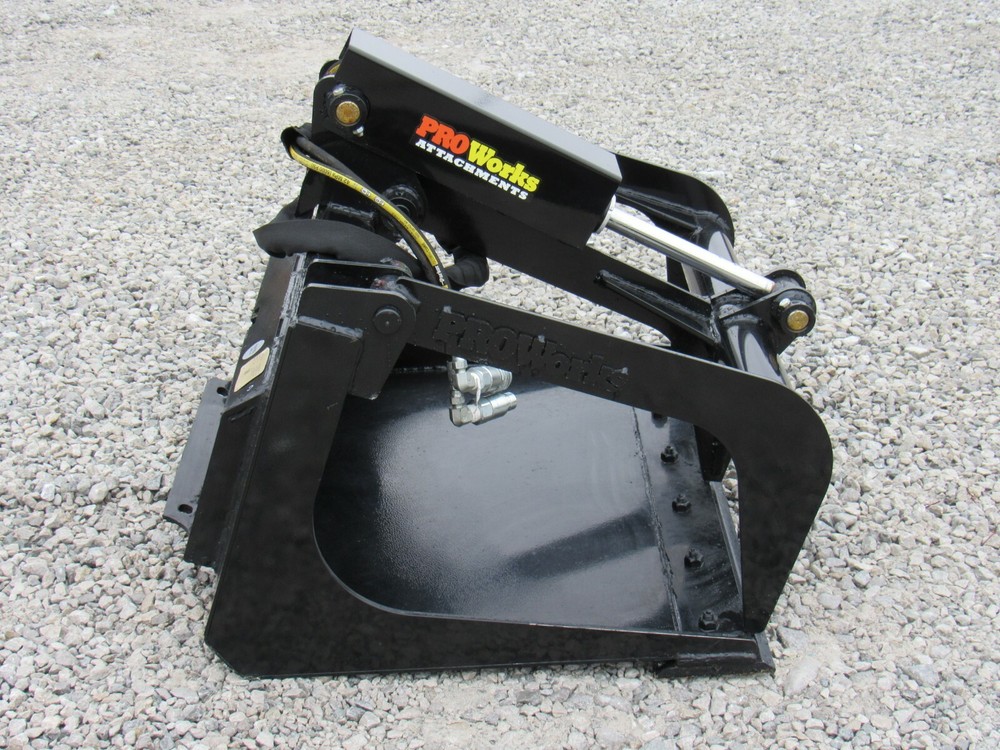 36" Solid Bottom Bucket Grapple Attachment Fits Toro Dingo Mini Skid Steer