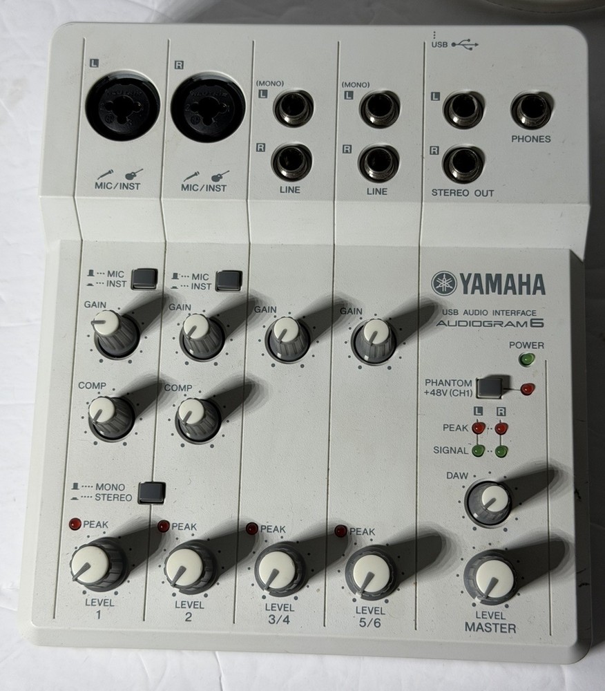 Yamaha Audiogram 6 USB Computerized Recording System *TESTED/WORKS/READ*