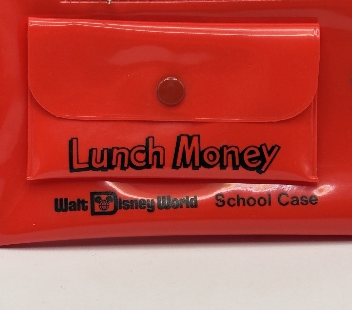 Vintage Walt Disneyland School Pencil Case Lunch Money Pouch Mickey Mouse
