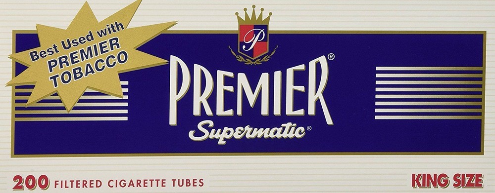 Premier Full Flavor King Size - 10 Boxes - 200 Tubes Box Supermatic