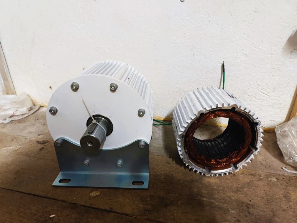 5000W 3Phase Permanent Magnet Generator Pure Copper Winding Alternator Electric