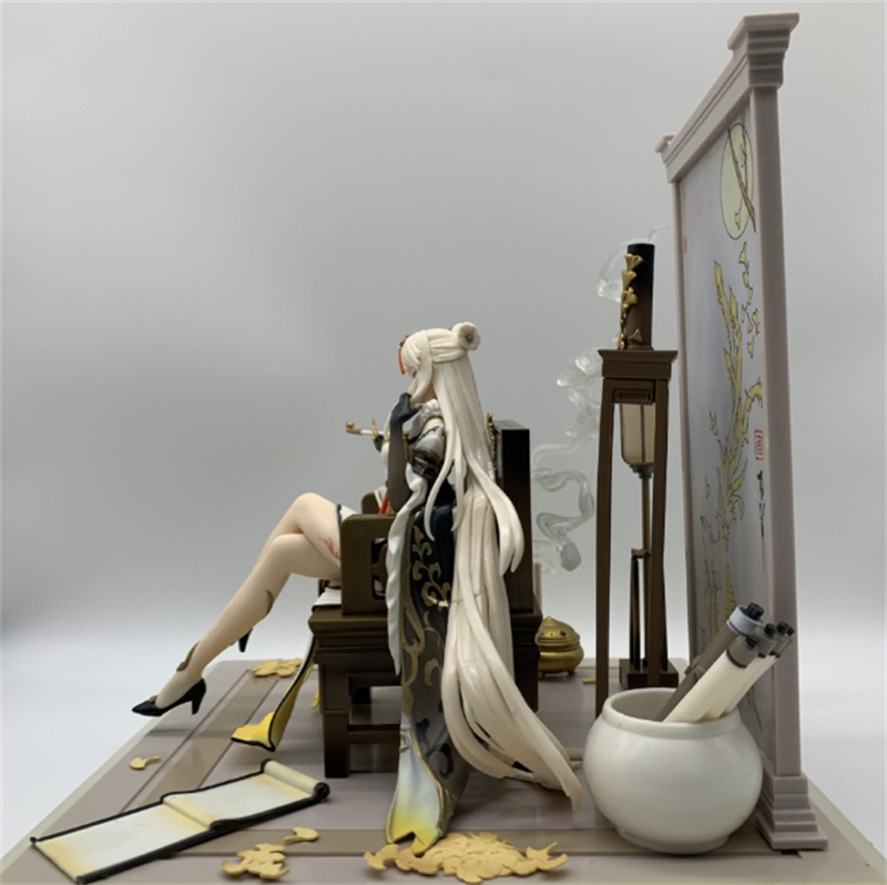 Anime Genshin Impact Ningguang Cosplay PVC 27cm Figure Model Statue Toy Gift