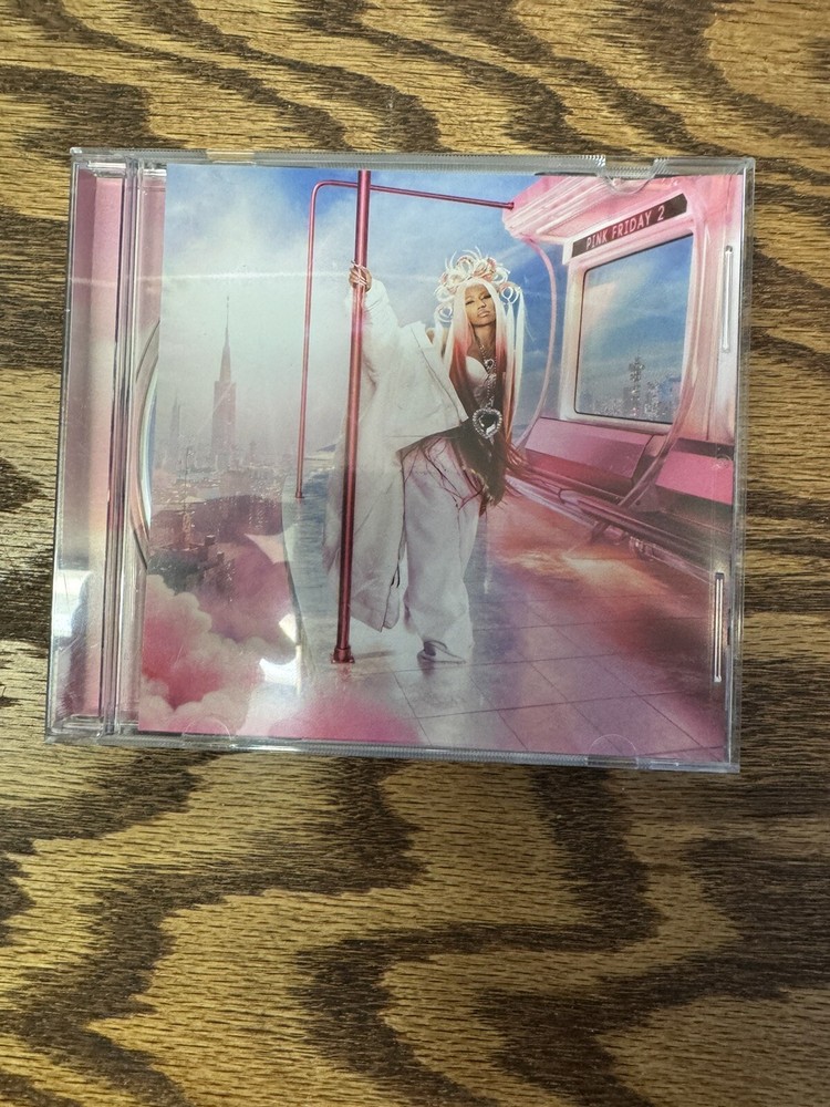 Nicki Minaj Signed Pink Friday 2 Cd Insert PSA Slabbed