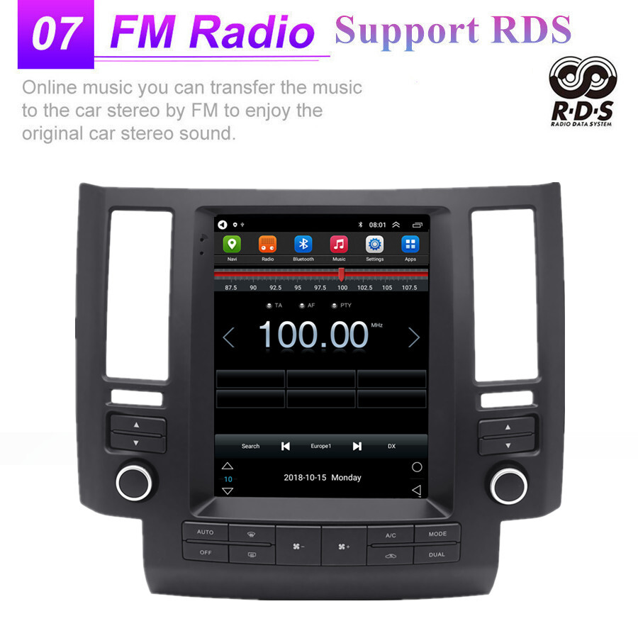9.7" Android 11 Stereo Radio Head Unit Navi GPS For Infiniti FX35 FX45 2003-2006
