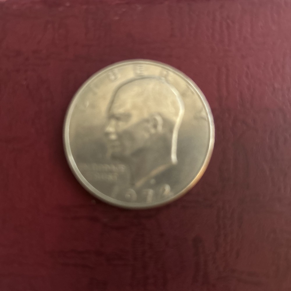 1972-S Eisenhower Dollar Type 2 Standard Features A Different Earth Design