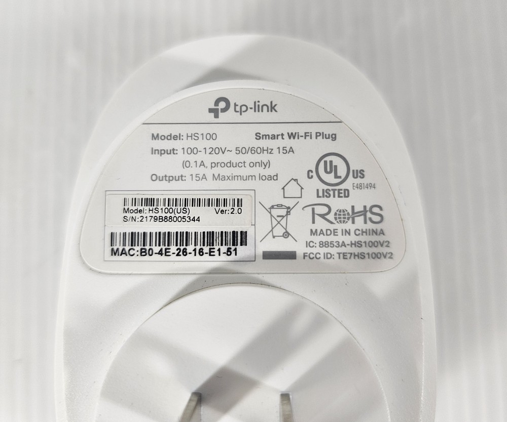 TP-Link - HS100 - Smart WiFi Plug