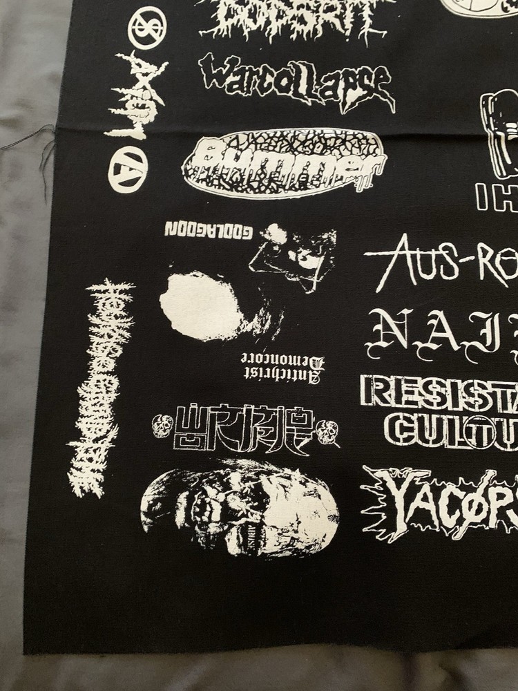Crust Punk Patches Sheet