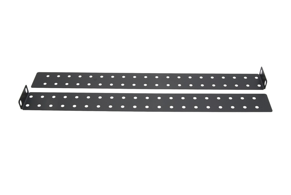 1U Adjustable Network Server Shelf Rails 16.14" Deep, 6 lb Capacity Rack Mounts