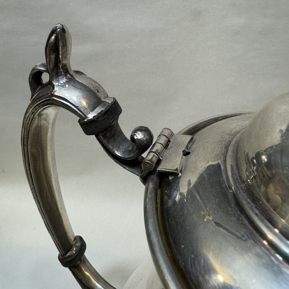 High Quality Large Insulated Silver plated Tea Pot British Hallmarks