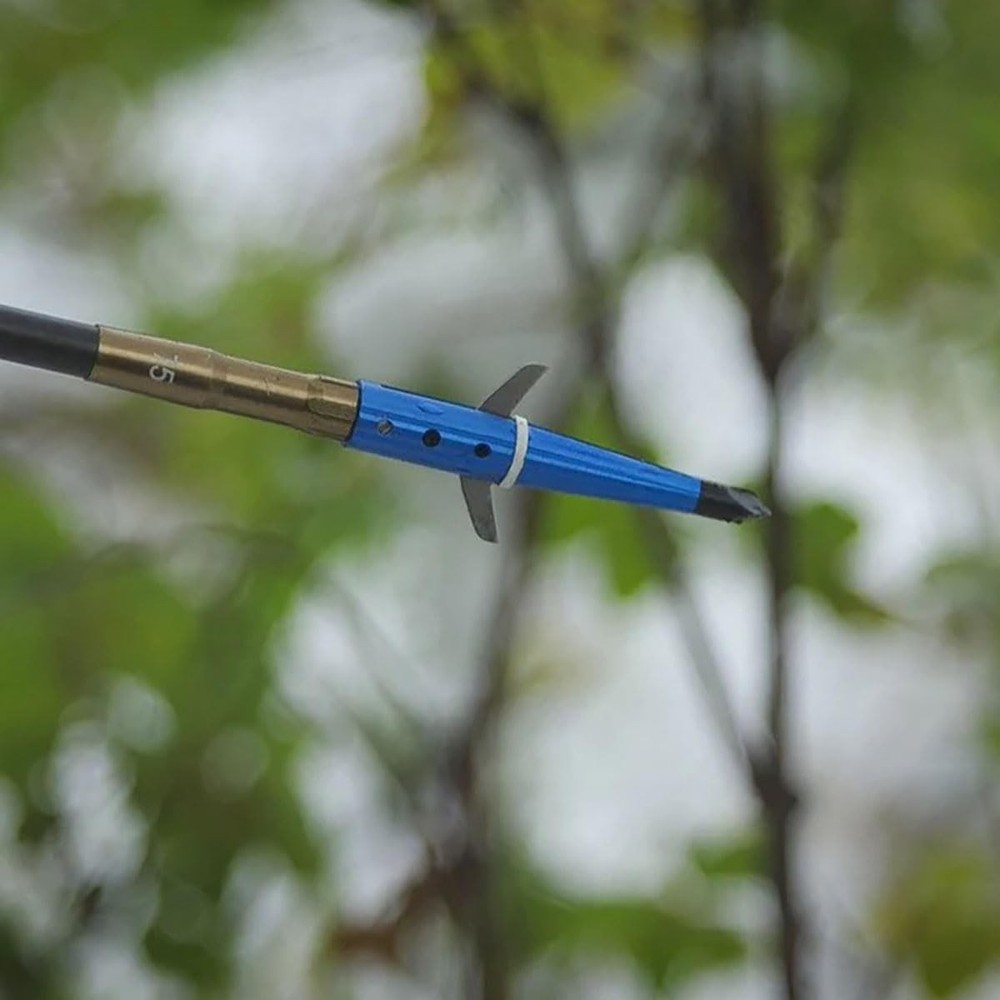 Swhacker Levi Morgan 2-Blade Broadheads 2.5" Cut Blue 3-Pack