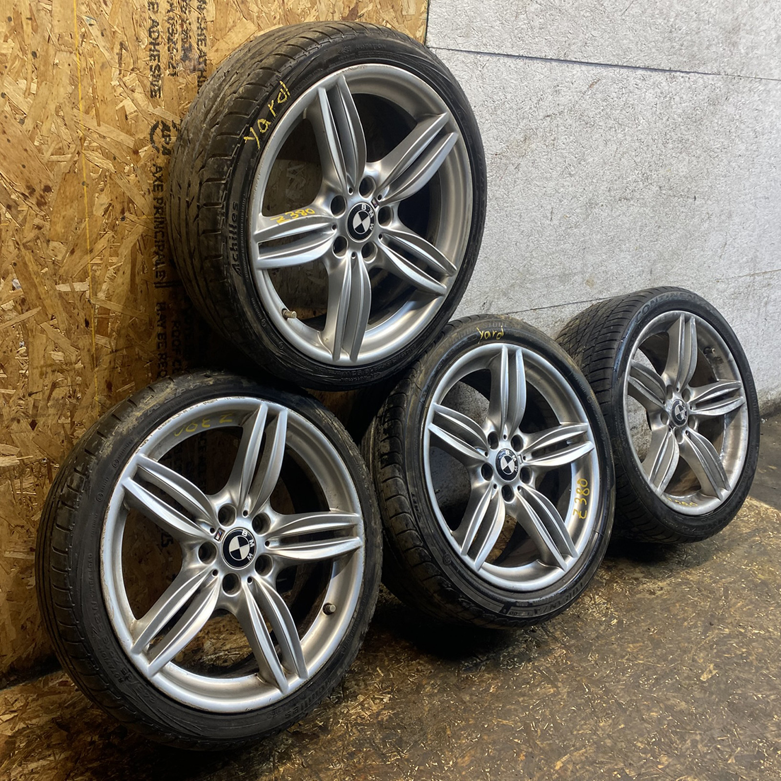 11-16 Bmw 528 535 550 F10 Wheel Rim Style 351 19X9j 5 Double Spoke Set Of 4 Oem