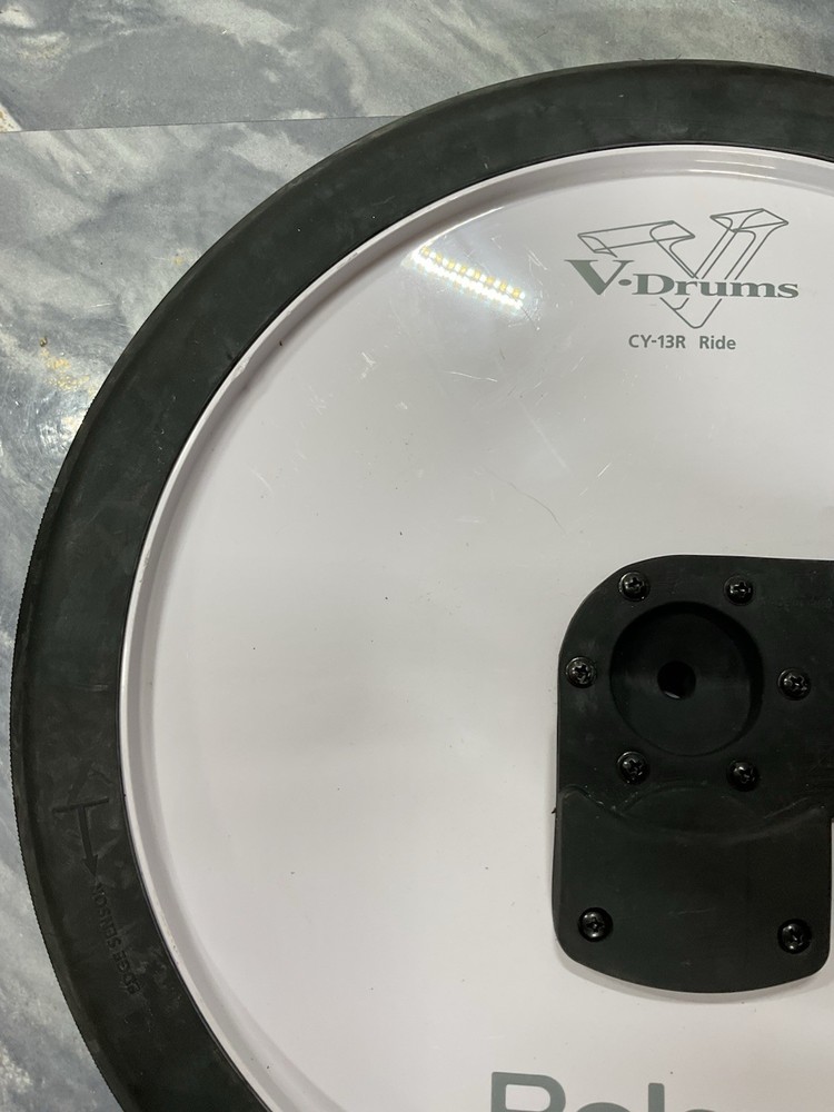 Roland CY-13R Ride White Back