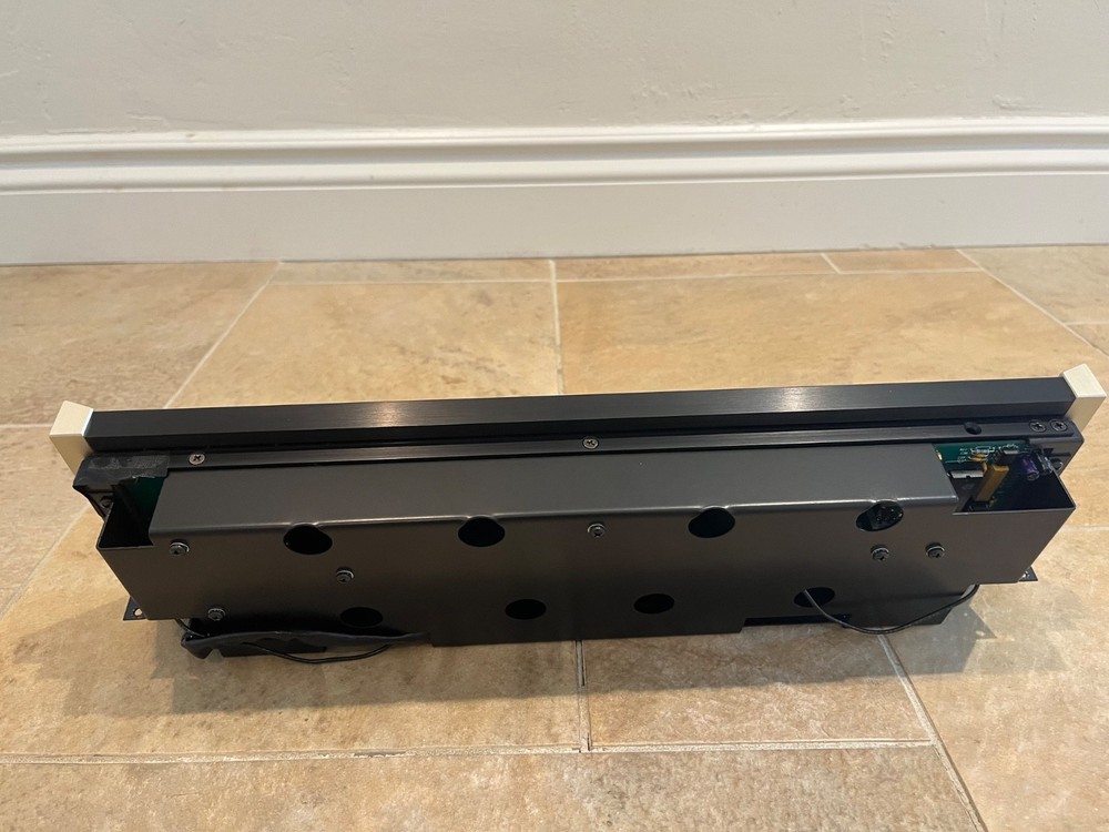 McIntosh MR85 AM/FM Tuner part: Front Glass Panel with knobs