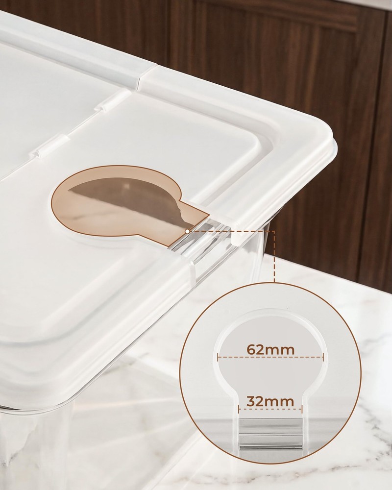 Sous Vide Container 12 Quart EVC-12 with Collapsible Hinged Lid Compatible wi...
