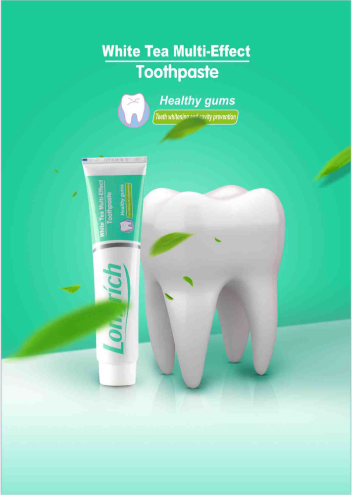 Longrich 200g White Tea Toothpaste Bundle - 11 pack