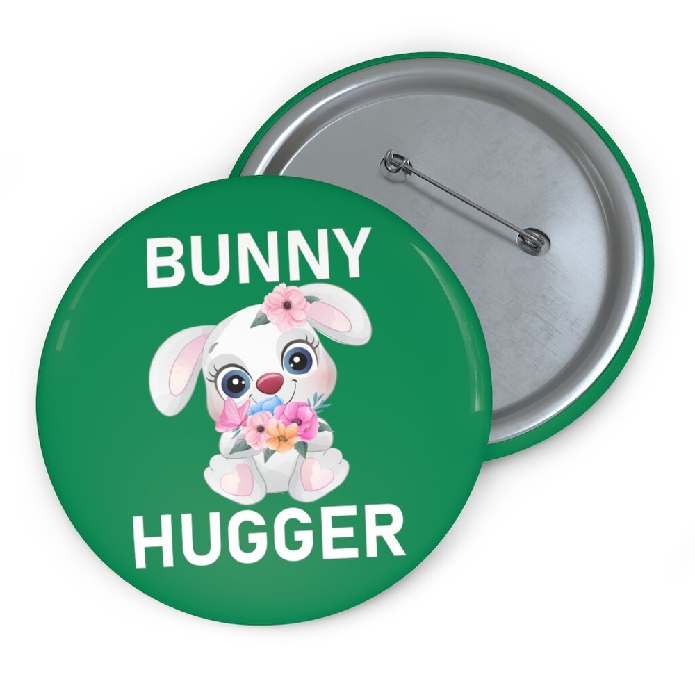 Bunny Hugger Button