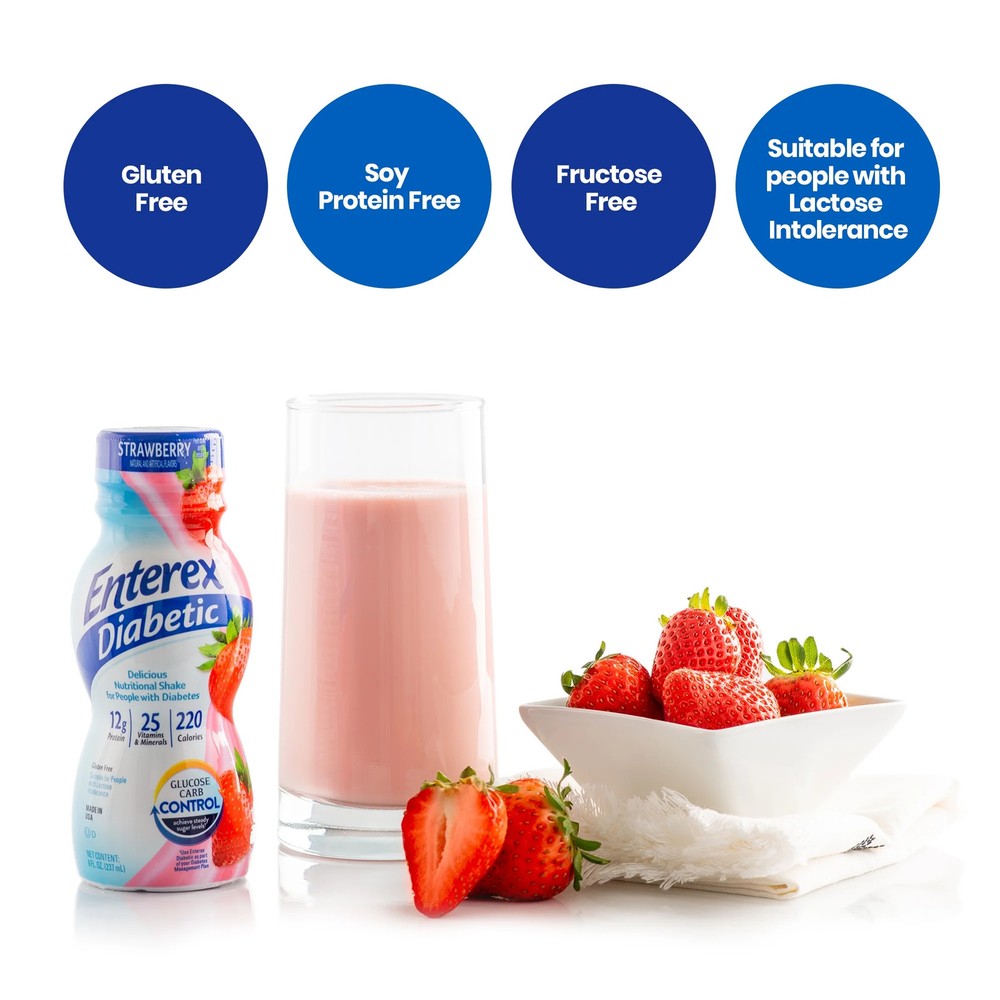 Diabetic Nutritional Shake Strawberry