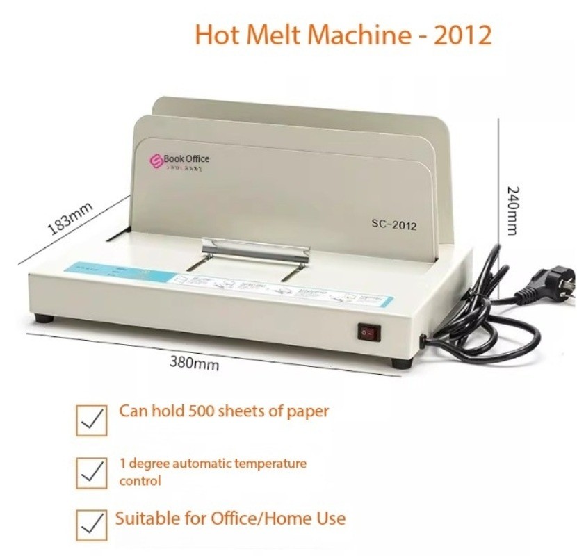 Hot Melt Binding Machine Fully Automatic Compact Perfect Binding Machine