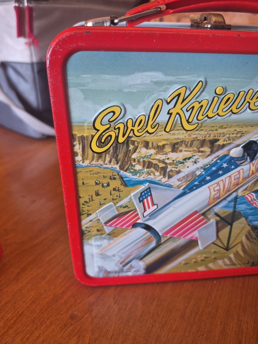 1974 evel knievel lunch box