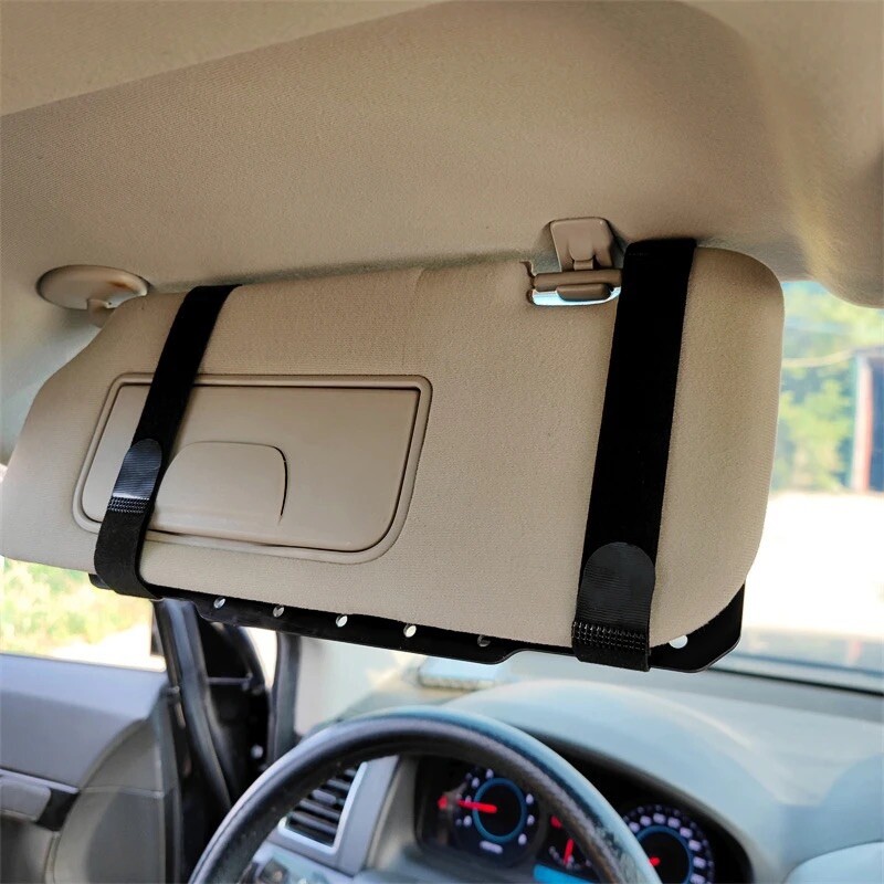 Tactical Sun Visor Organizer Molle Panel for Vehicle Visor Cover