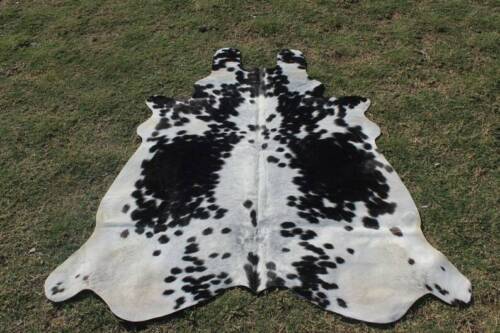 NEW LARGE 100% COWHIDE LEATHER RUGS TRICOLOR COW HIDE SKIN CARPET AREA