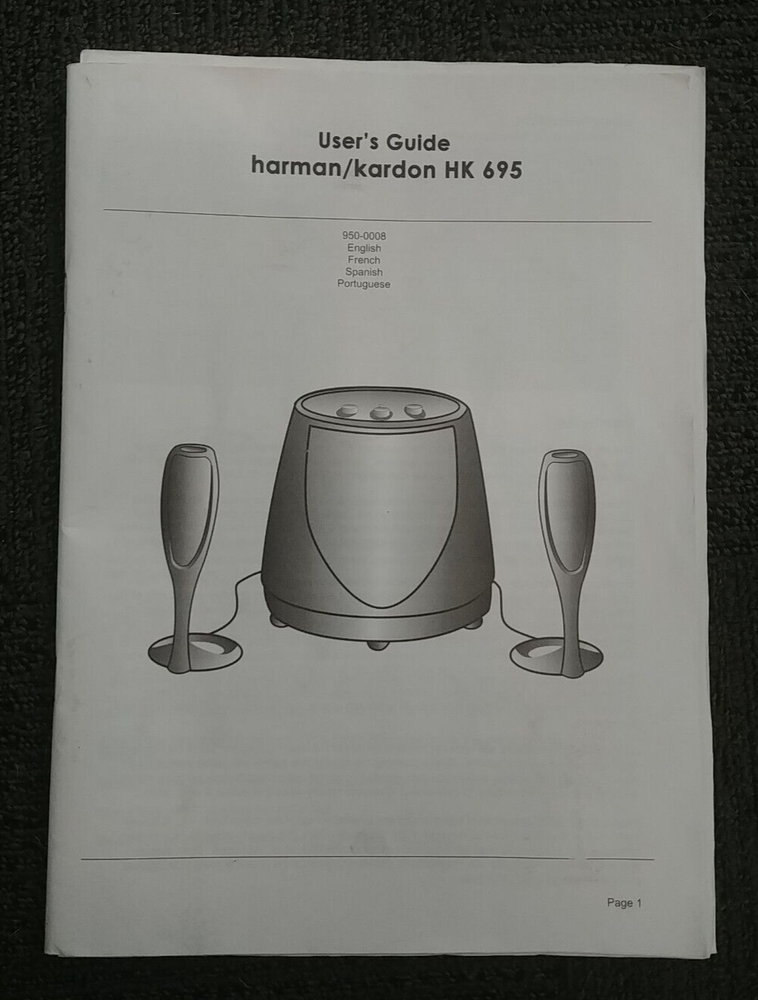 Harman/Kardon HK-695 User's Guide
