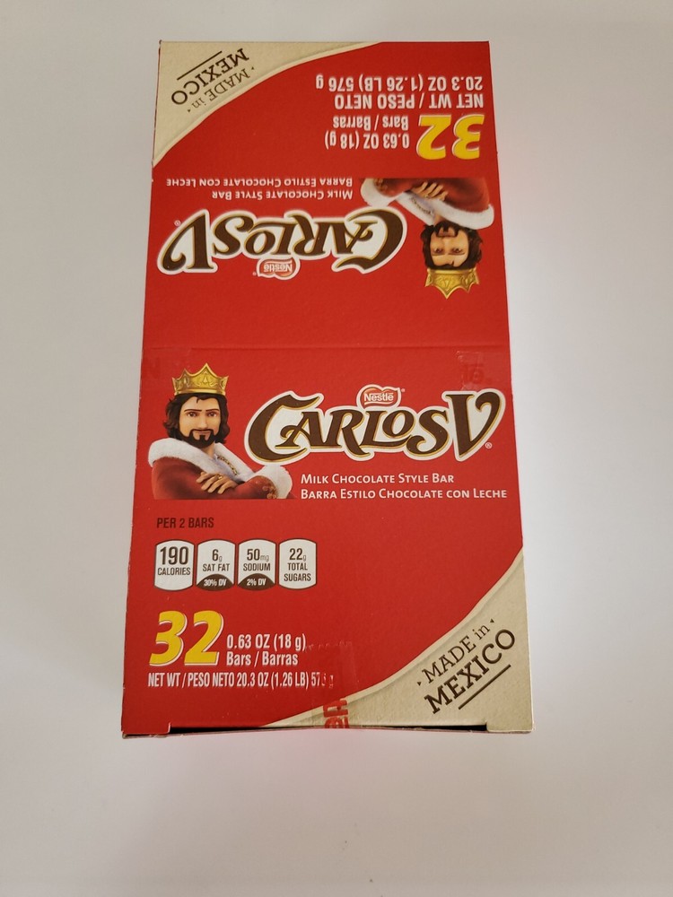 Carlos-V Mexican Candy 32 Count - 0.63 oz