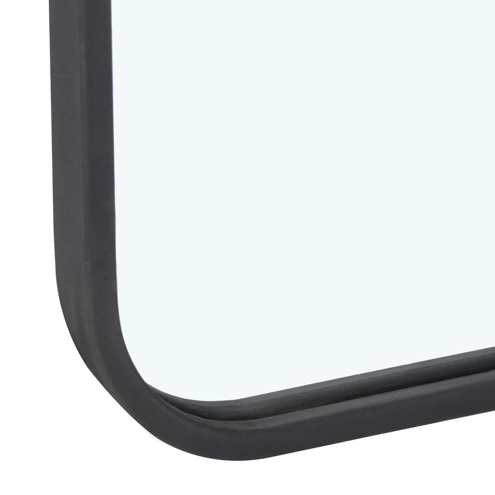 Wall Mounted Bathroom Mirror for Wall Rectangular Vanity Mirrors 24" x 36" Black