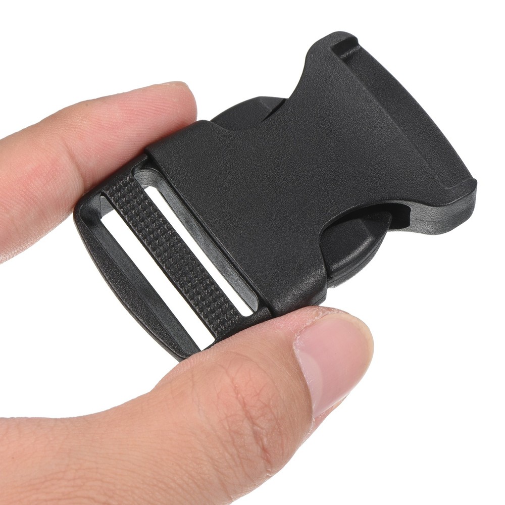 Plastic Buckles 5 Pack Quick Side Release Clips Black 32mm
