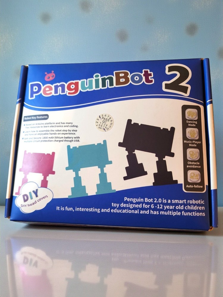 Elegoo Penguin Bot 2.0 Biped Robot Kit Arduino STEM Project Coding Toy Kids