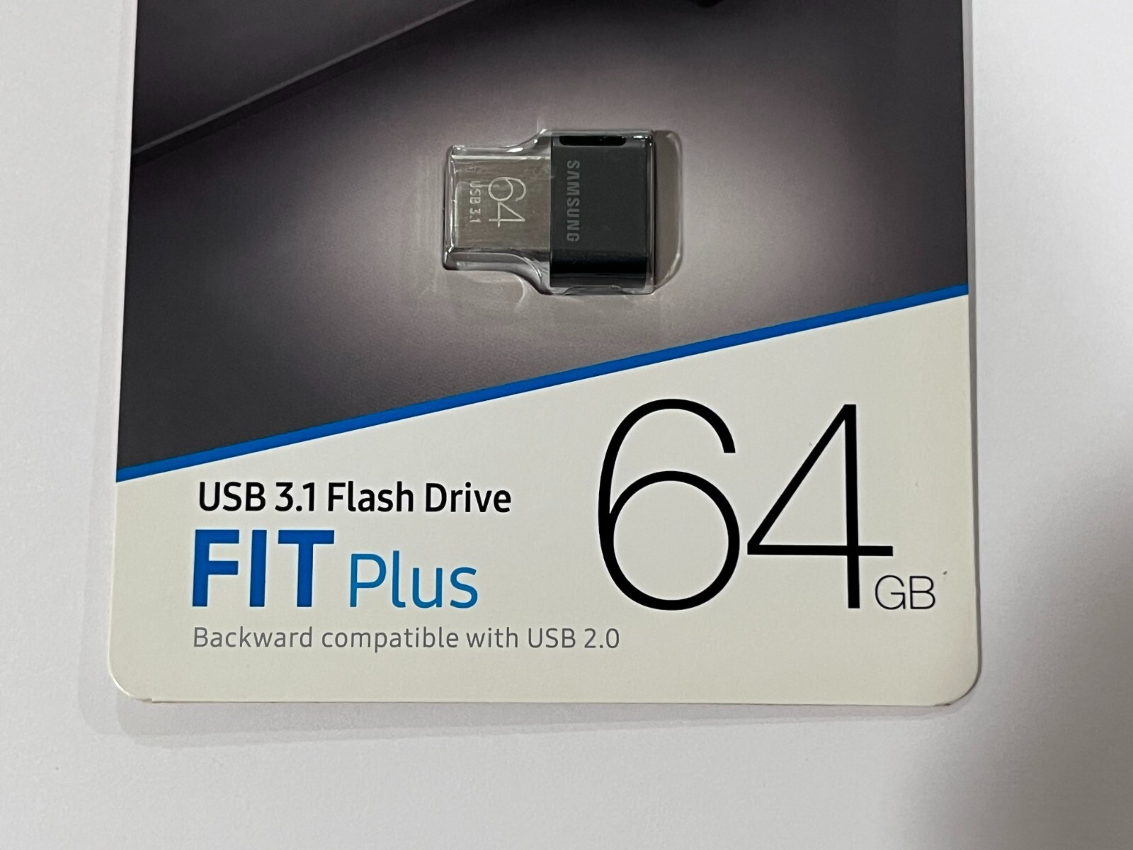 New Samsung FIT Plus 64GB USB 3.1 Flash Drive MUF-64AB/AM