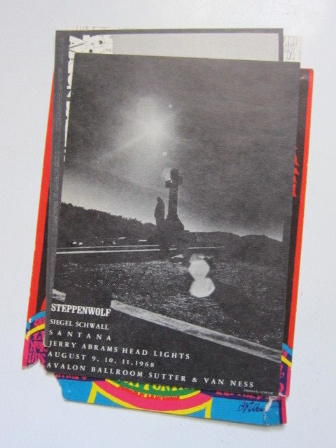 STEPPENWOLF  Santana Avalon postcard 1968