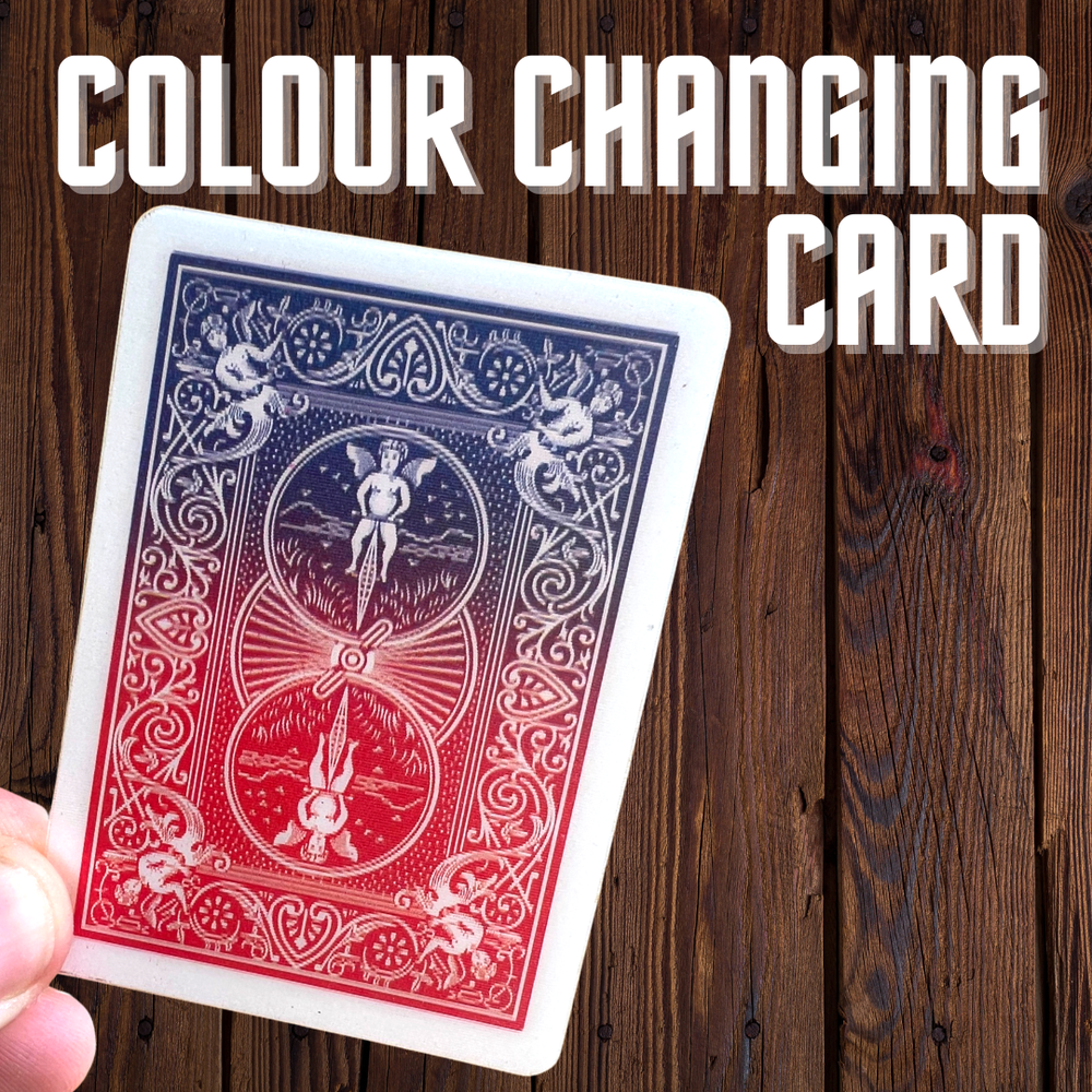 Colour Changing Card - Bicycle Card Magic Gimmicked Card